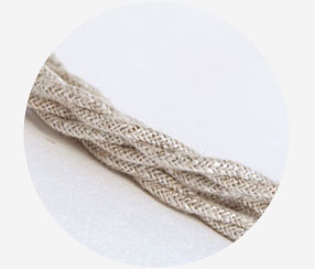 Twisted Cable Light Linen 3x1.5mm2