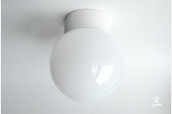 Wall/Ceiling Light Classic Globe 180, white