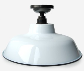 Enamel ceiling lamp TLN,  white