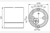 Downlight Ifö Light On