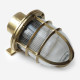 Brass Wall Lamp Marine with protective grille, IP64
