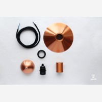 Pendant lamp EW-metal, copper