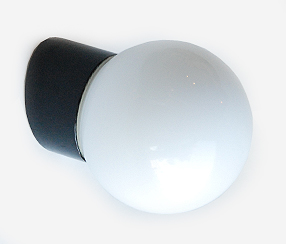Wall Light Classic Globe 150mm, black